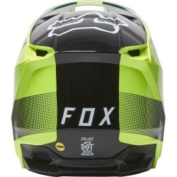 Casco V1 RIDL Nero Giallo Fluo Verde - FOX