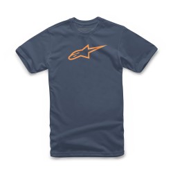 T-Shirt AGELESS CLASSIC Blu Arancio - ALPINESTARS