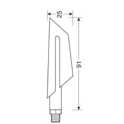 CYCLON Frecce nere led - LAMPA