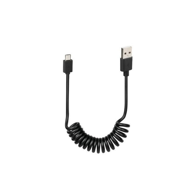 Cavo Spirale micro USB 1mt - LAMPA
