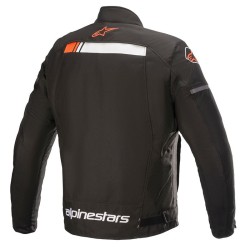 Giacca T-SP S IGNITION WATERPROOF Nero Bianco Rosso Fluo - ALPINESTARS