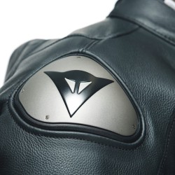 Tuta TOSA LEATHER Perf Nero Bianco - DAINESE