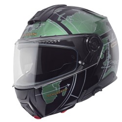 Casco C5 GLOBE Nero Verde...